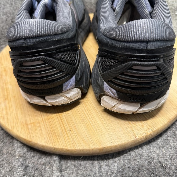 Brooks Shoes Womens Size 12 Black Gray Purple Ariel 18 Running Support Stability - Picture 2 of 8